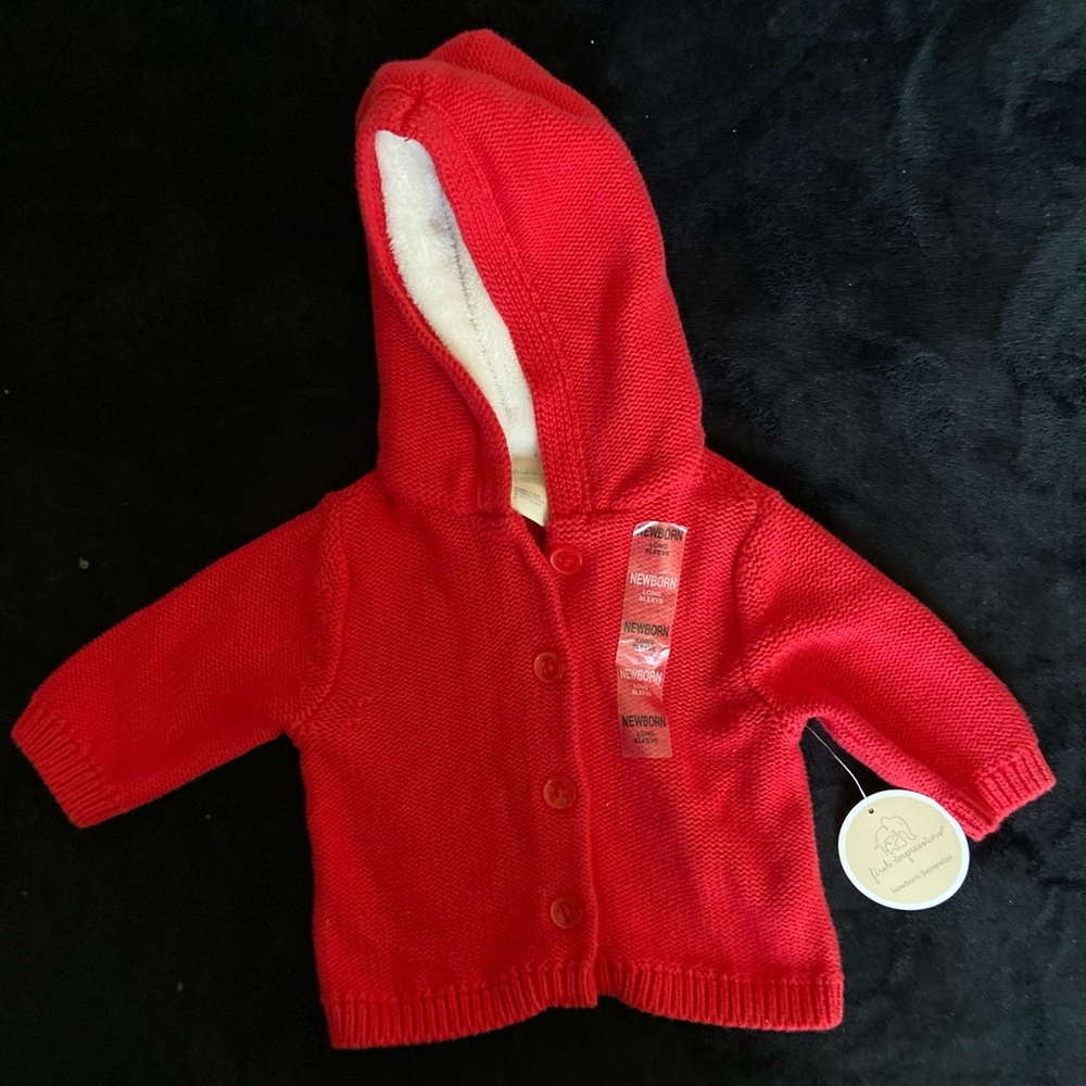 First impressions NB sweater